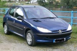 Peugeot 206 XR 1.1 rok 2003 -72tkm-serviska-KLIMA